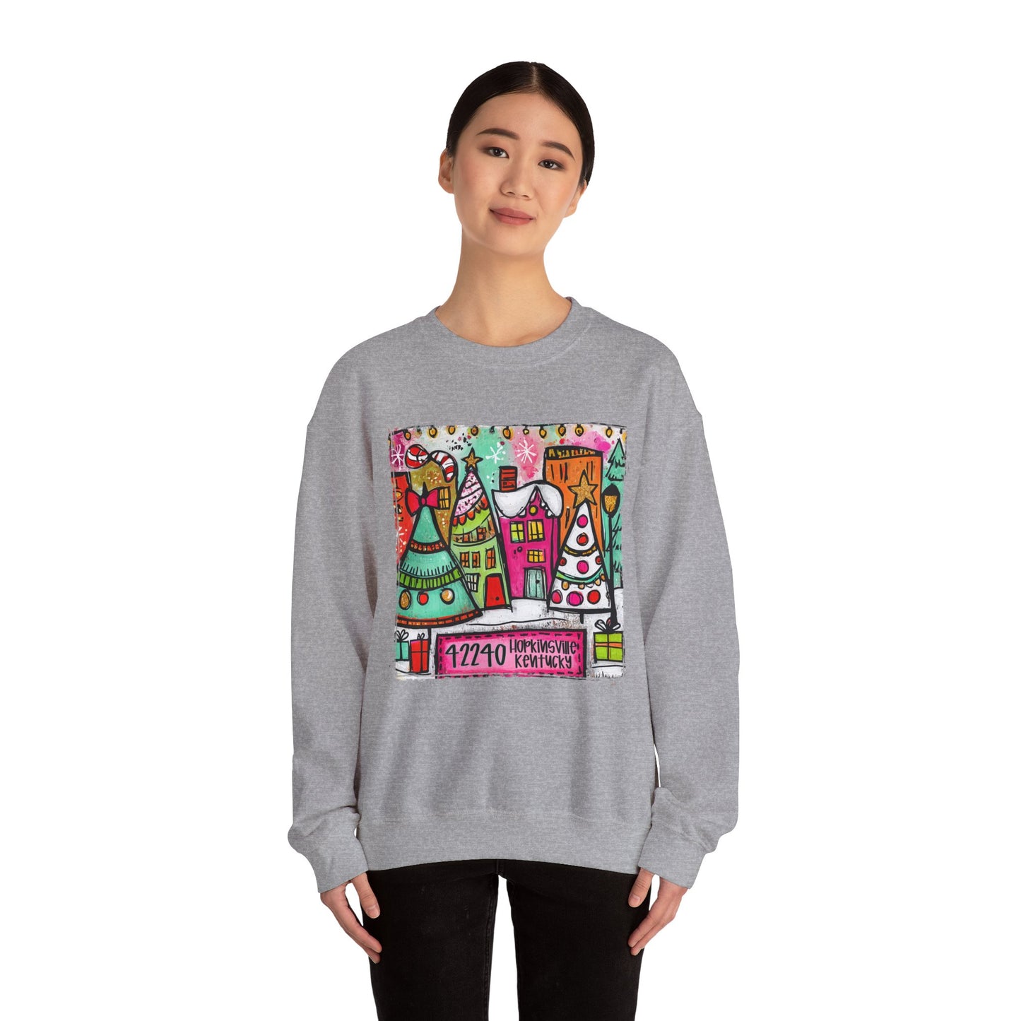 Small Town Christmas Crew Neck Gildan