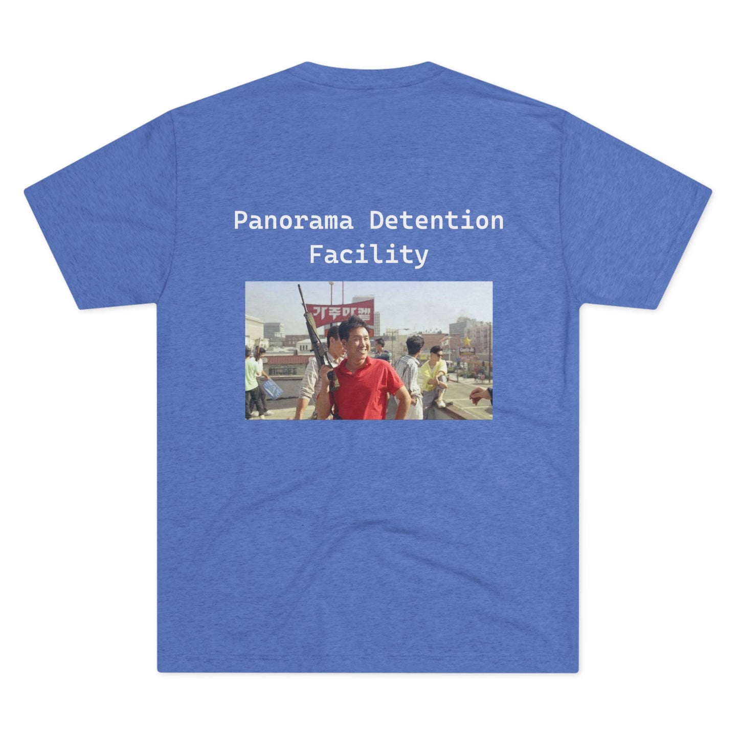 Detention Facility -Unisex Tri-Blend Crew Tee Troop 1