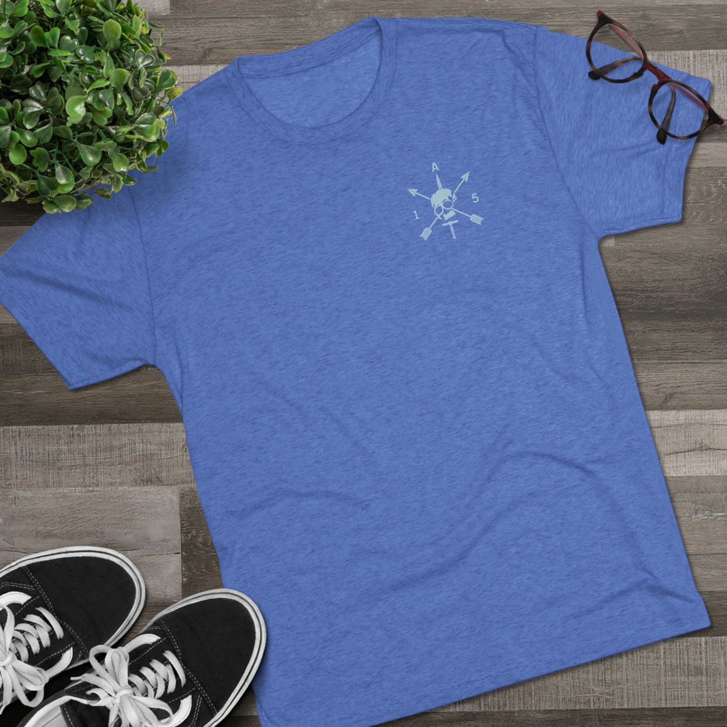 A15 Lt. Blue Logo Tshirt- Holiday 2024