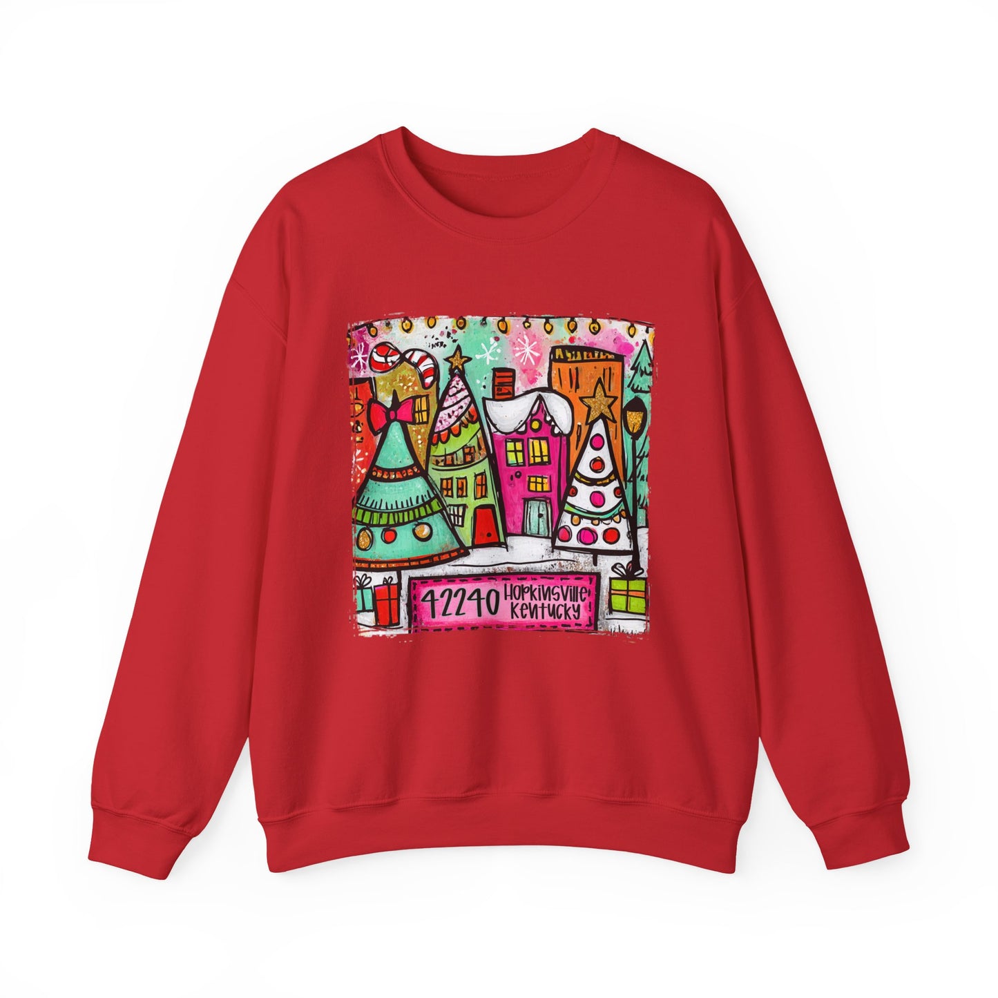 Small Town Christmas Crew Neck Gildan