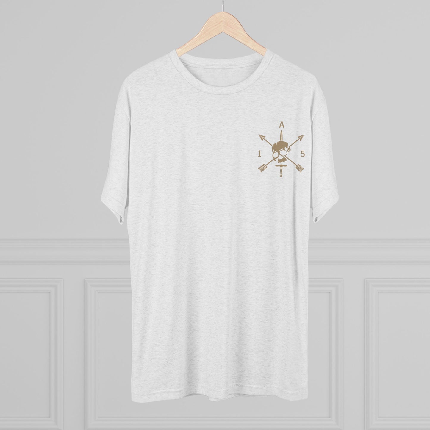 A15- Tan Logo Tshirt- Holiday 2024