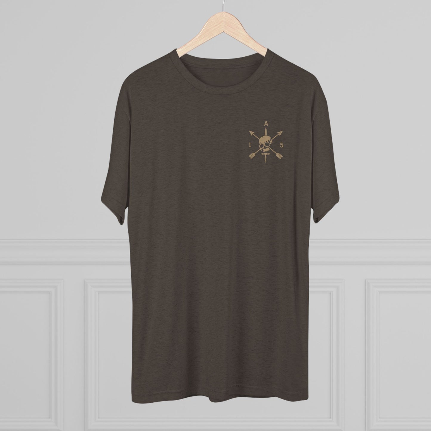 A15- Tan Logo Tshirt- Holiday 2024