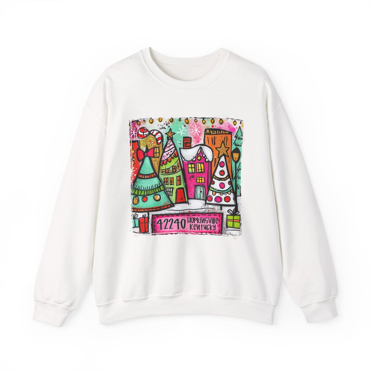 Small Town Christmas Crew Neck Gildan
