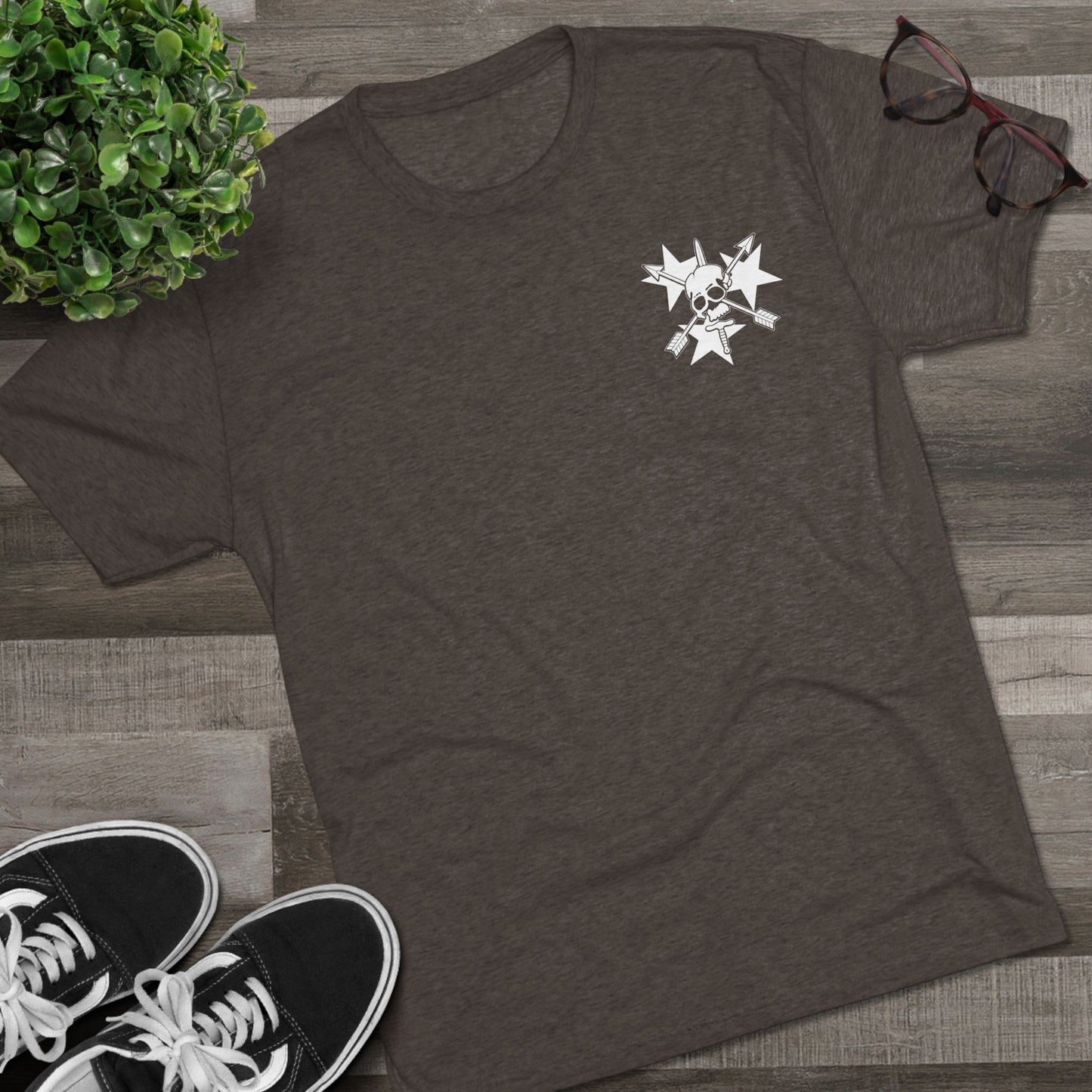 Detention Facility -Unisex Tri-Blend Crew Tee Troop 1