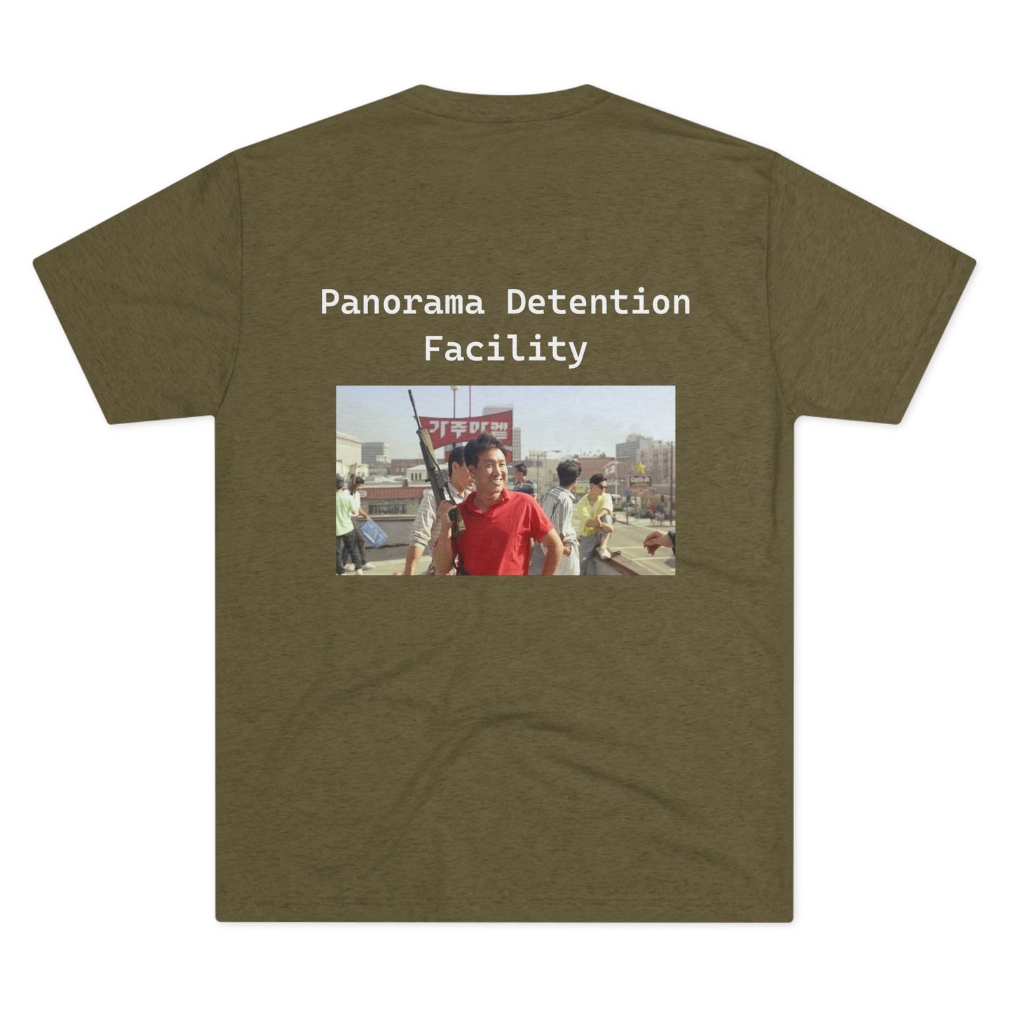 Detention Facility -Unisex Tri-Blend Crew Tee Troop 1