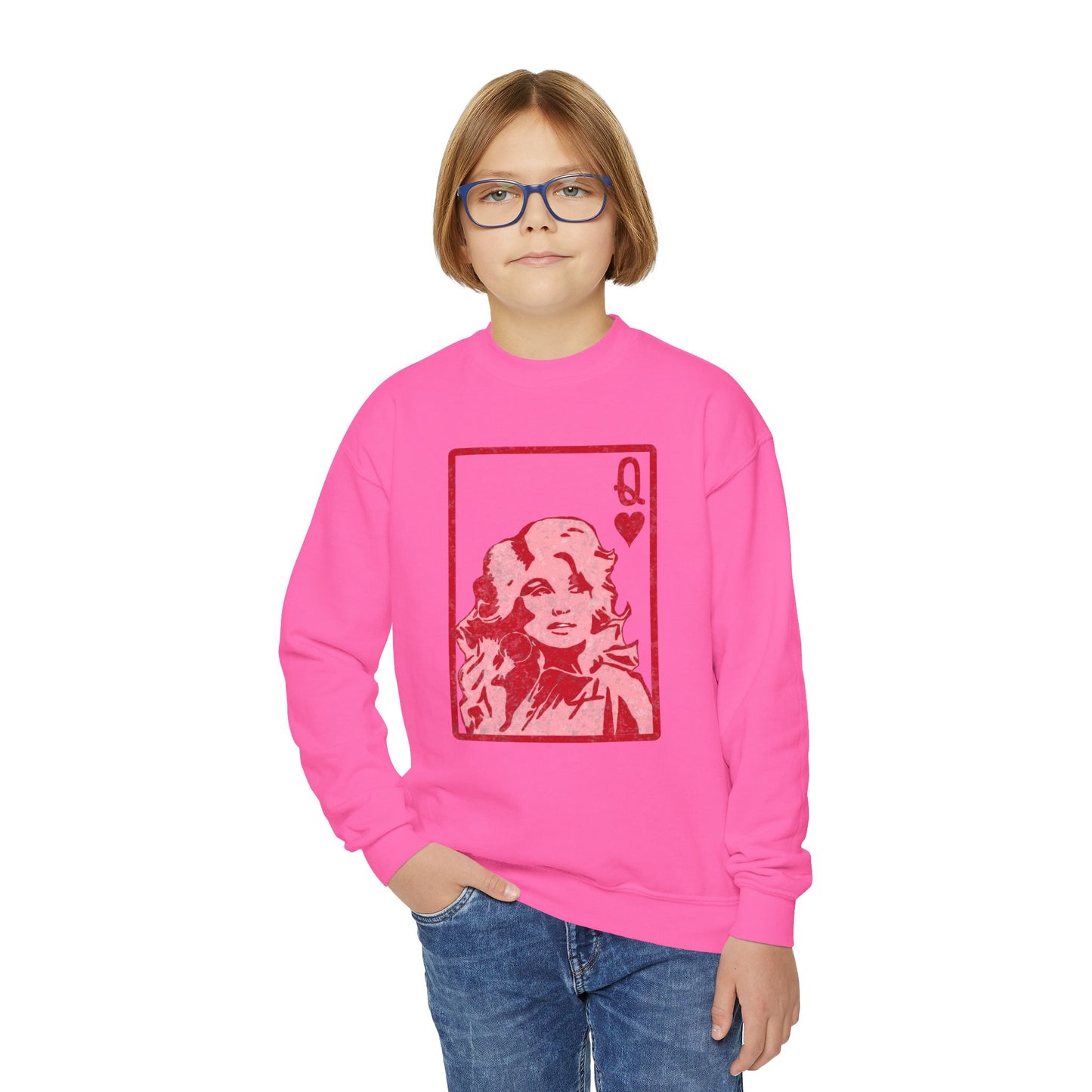 Youth Crewneck Sweatshirt- Dolly