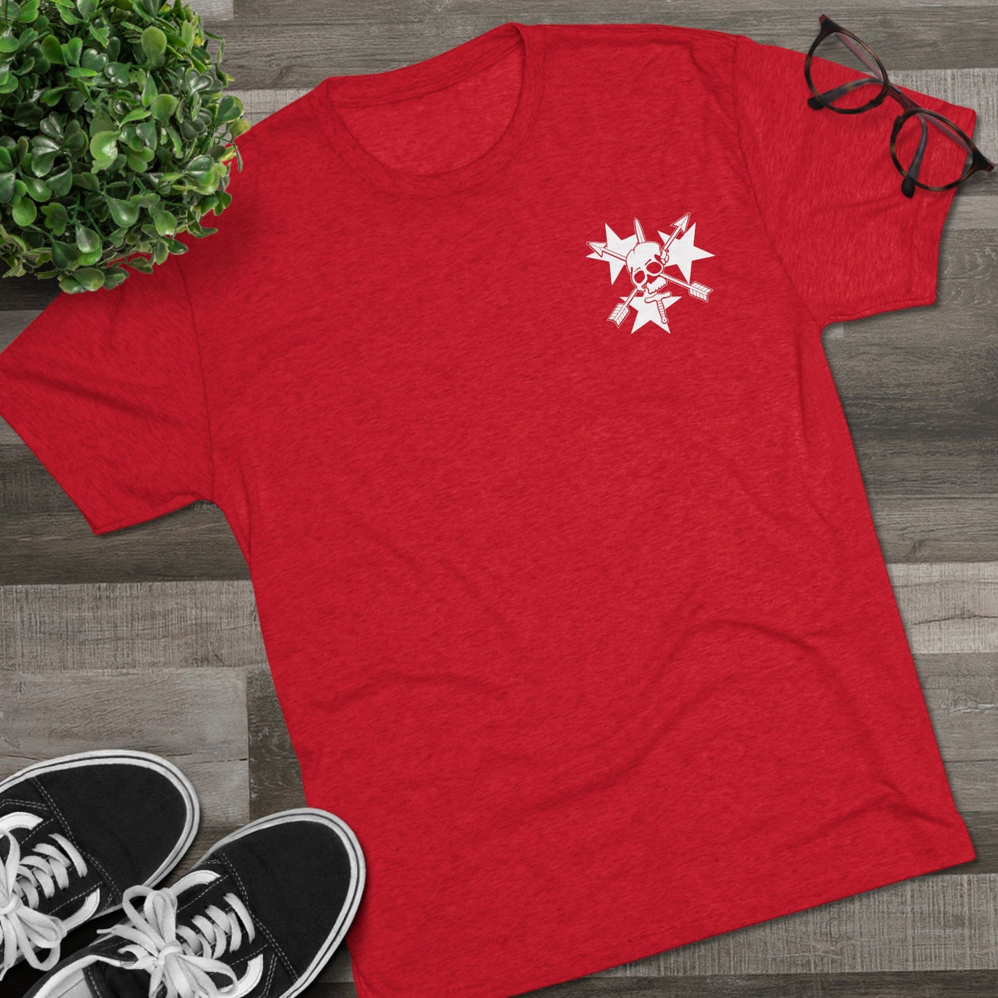 Detention Facility -Unisex Tri-Blend Crew Tee Troop 1