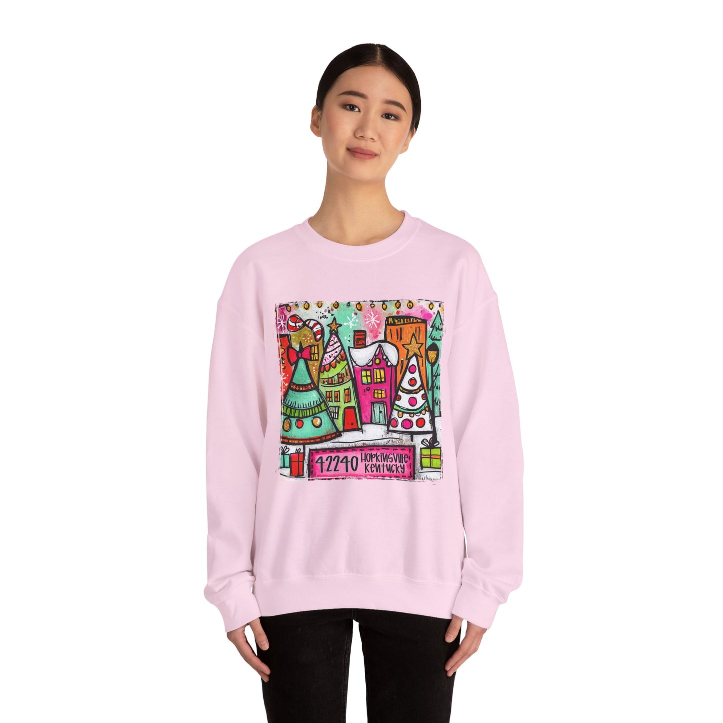 Small Town Christmas Crew Neck Gildan
