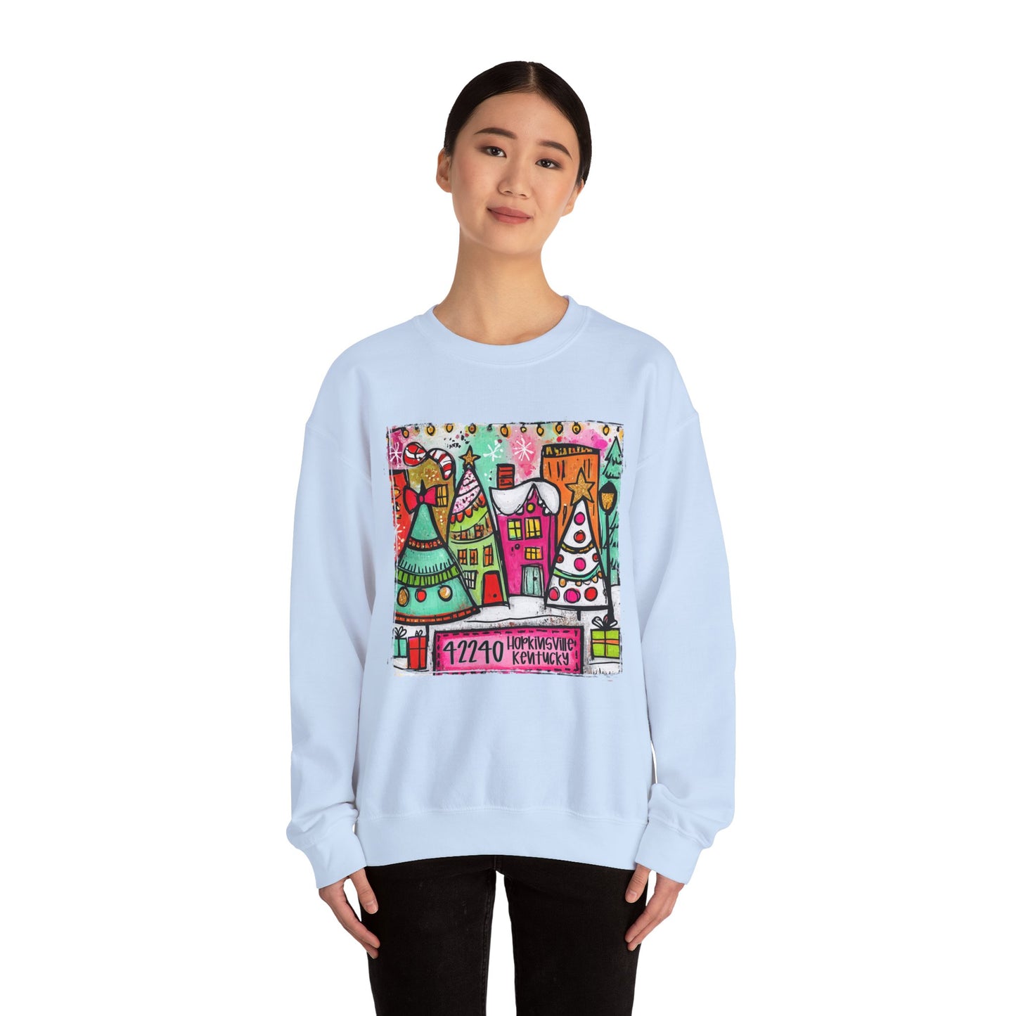 Small Town Christmas Crew Neck Gildan