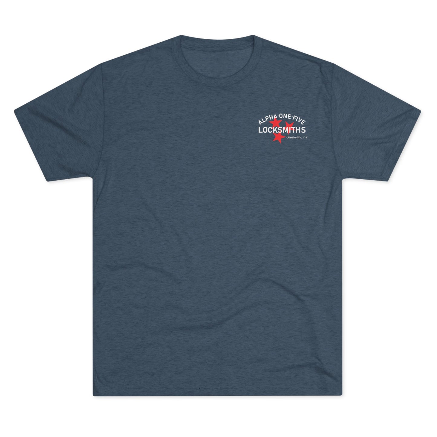 A15 Locksmith Unisex Tri-Blend Crew Tee- White