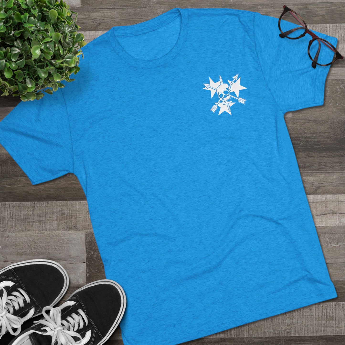 Detention Facility -Unisex Tri-Blend Crew Tee Troop 1
