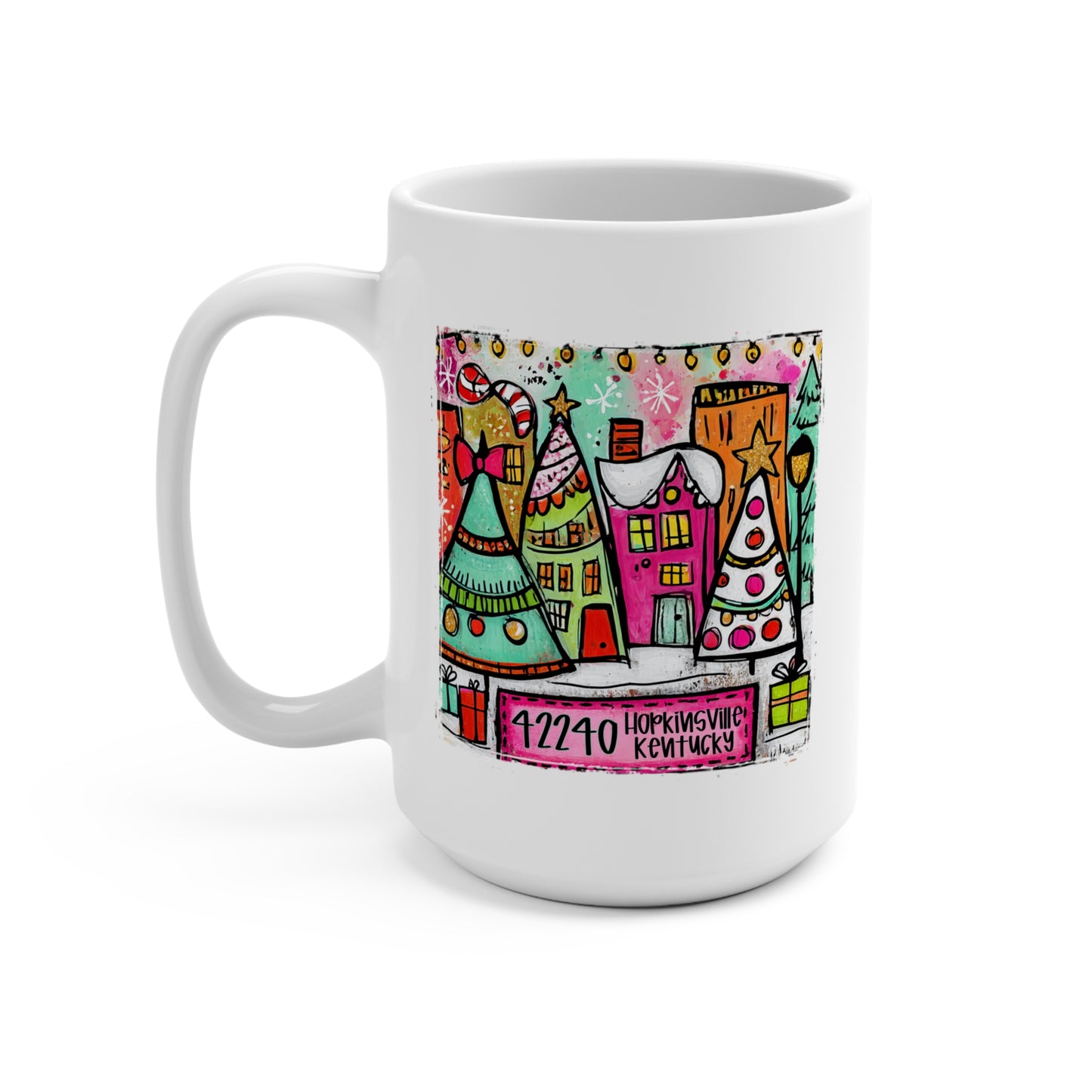 Mug 15oz Hopkinsville Christmas