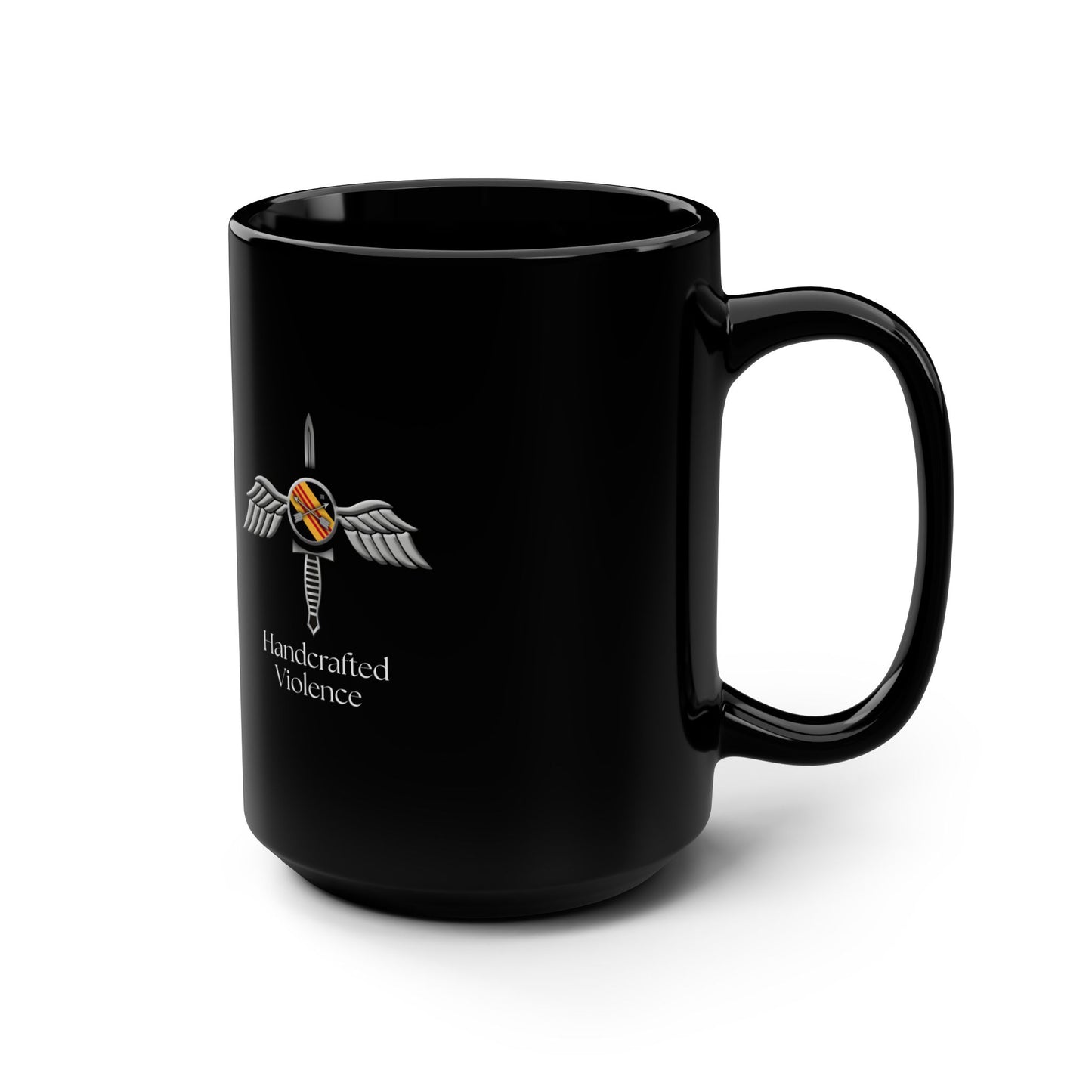 D35 Black Mug, 15oz