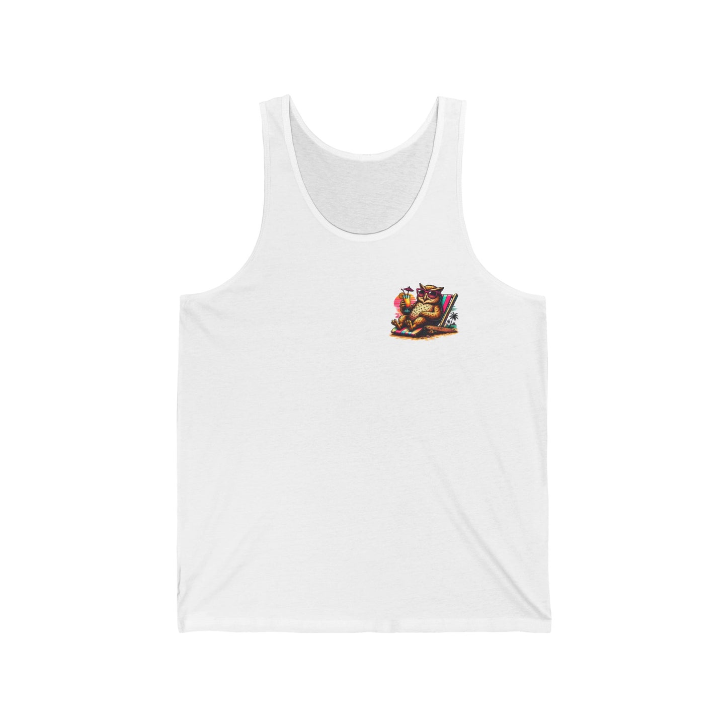 D35 Pocket Logo Unisex Jersey Tank
