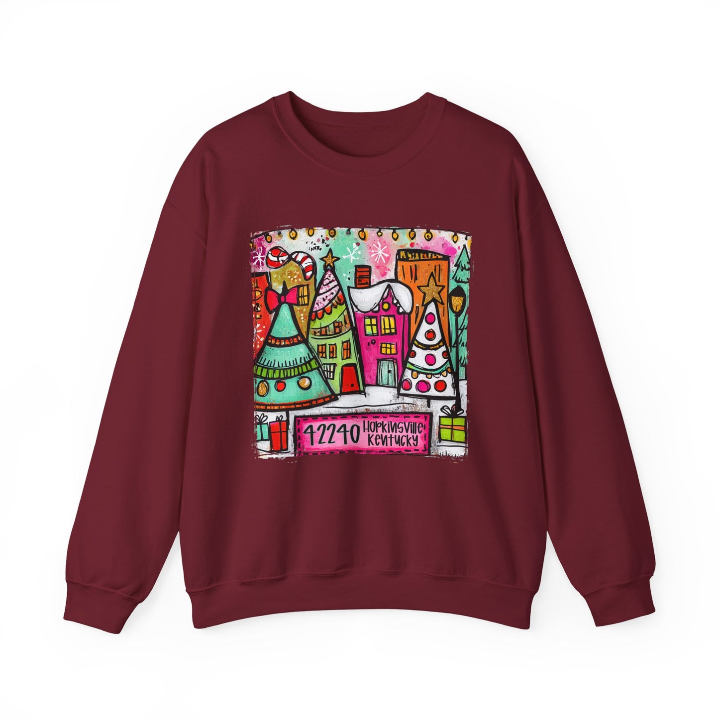 Small Town Christmas Crew Neck Gildan