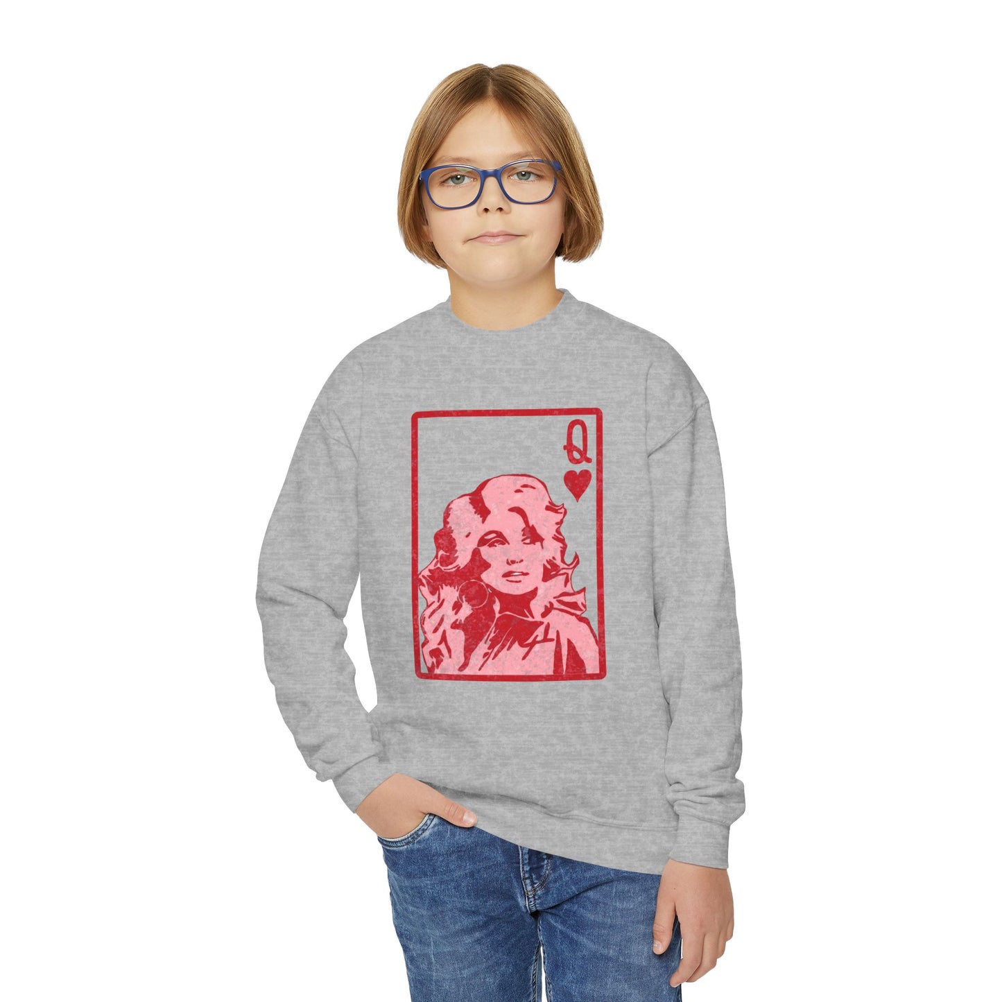 Youth Crewneck Sweatshirt- Dolly