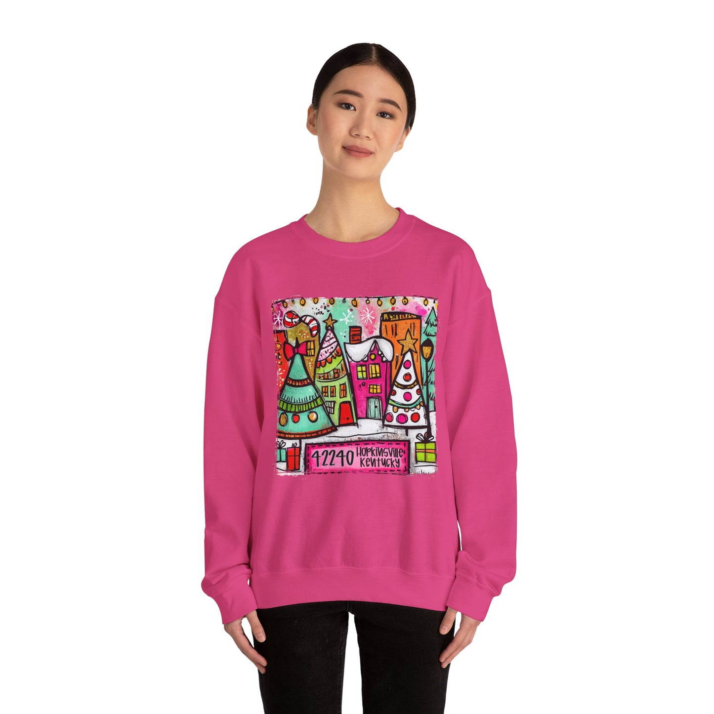 Small Town Christmas Crew Neck Gildan