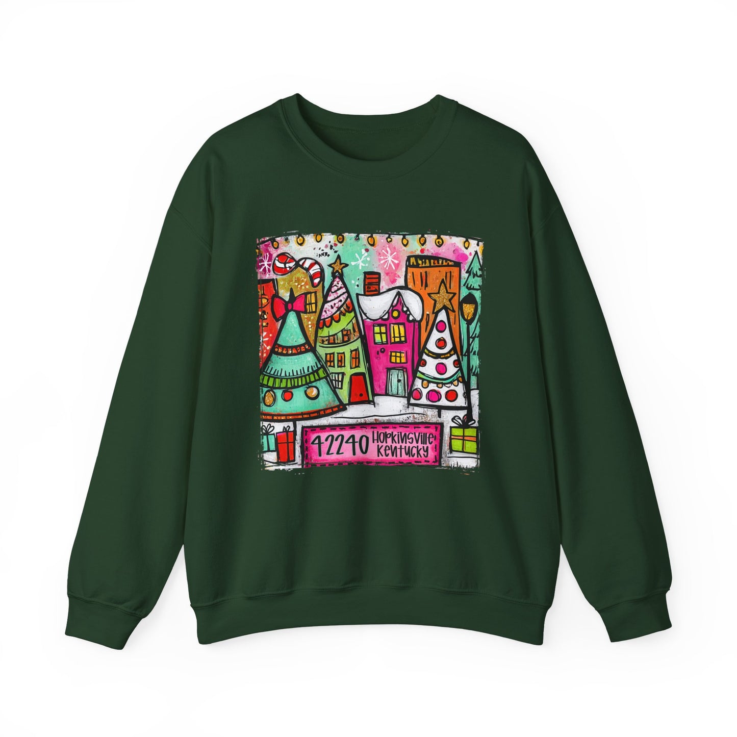 Small Town Christmas Crew Neck Gildan