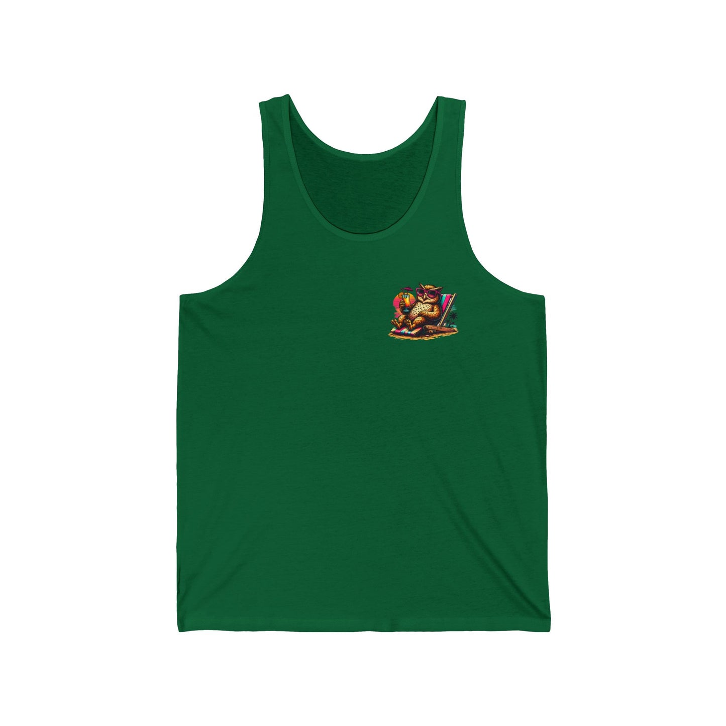 D35 Pocket Logo Unisex Jersey Tank
