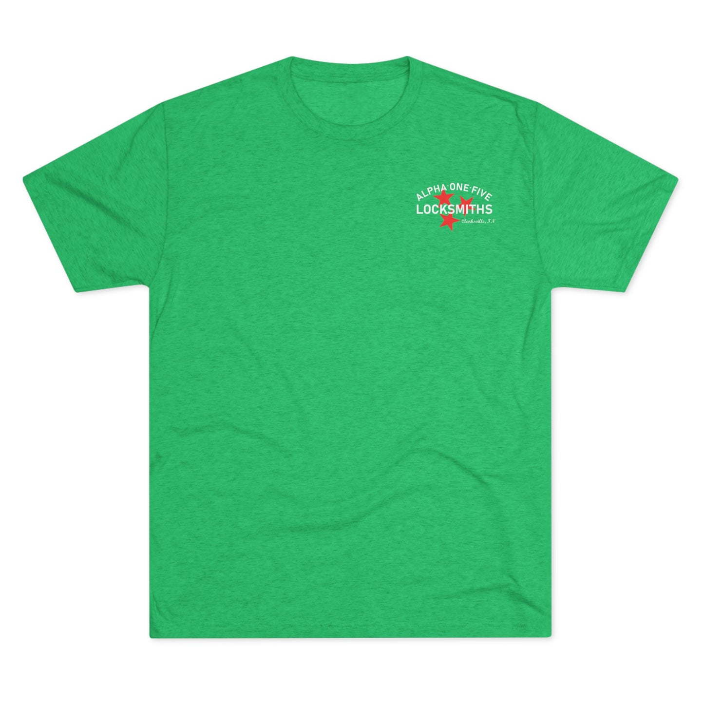 A15 Locksmith Unisex Tri-Blend Crew Tee- White