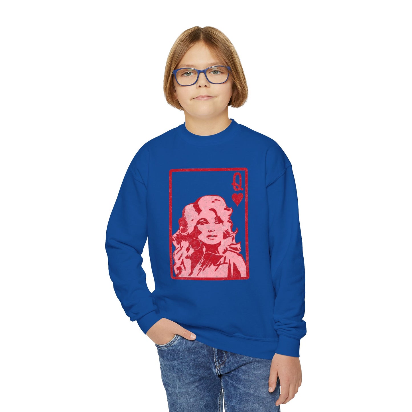 Youth Crewneck Sweatshirt- Dolly