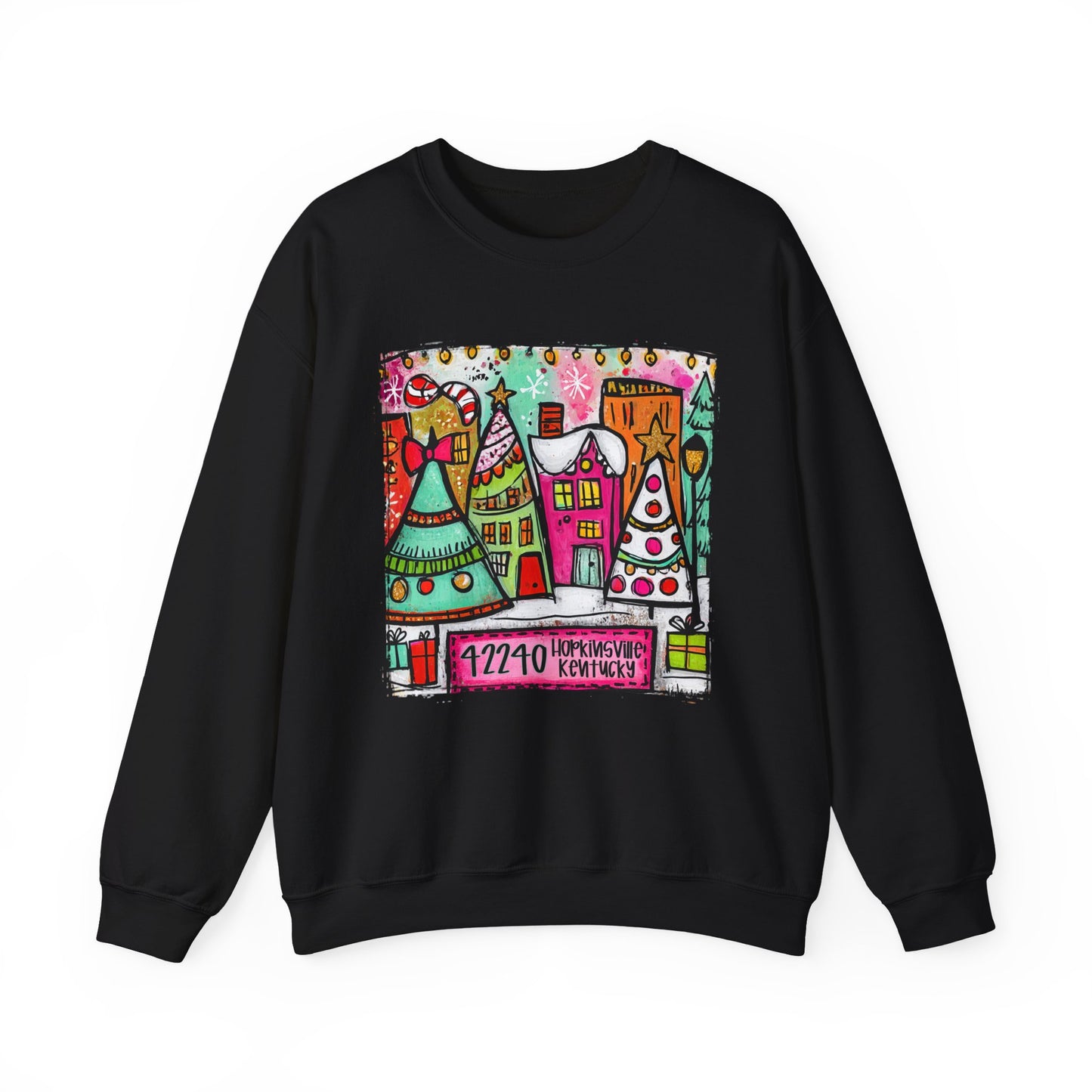 Small Town Christmas Crew Neck Gildan