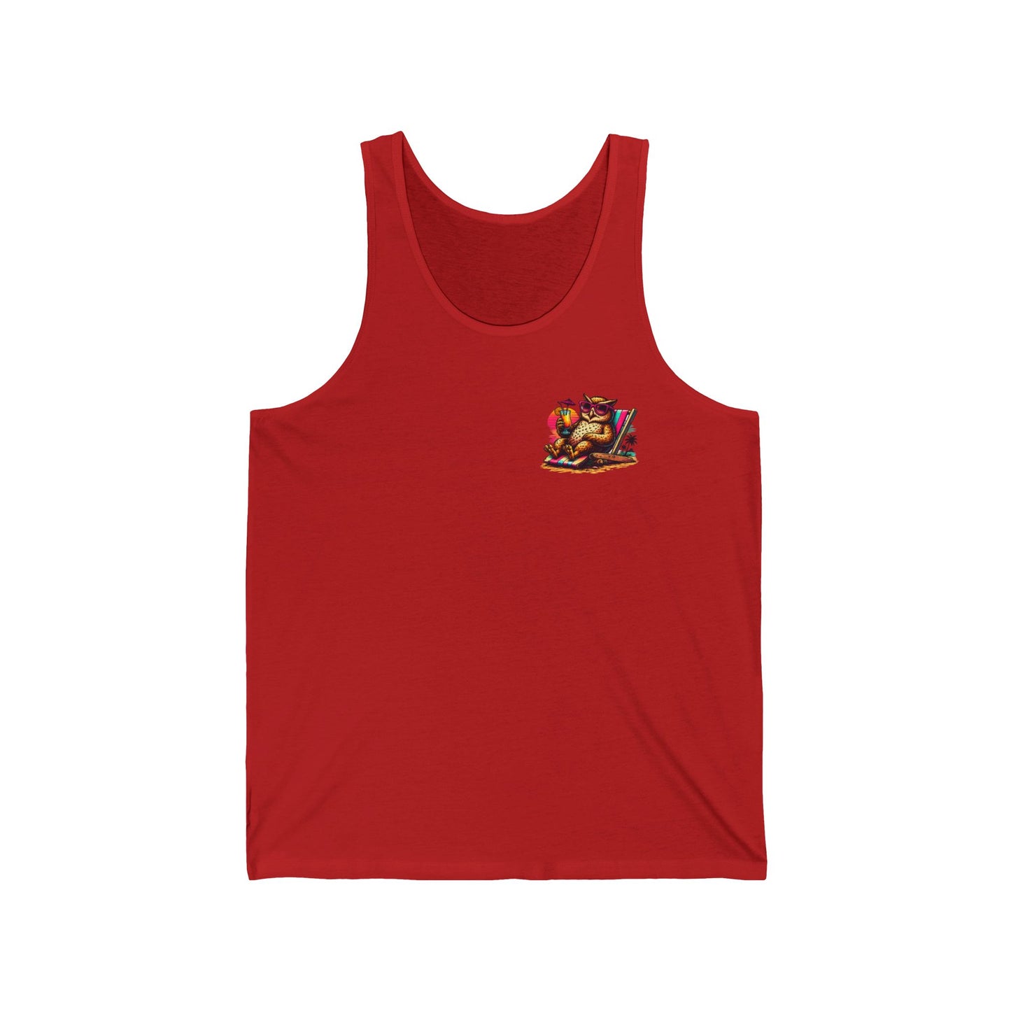 D35 Pocket Logo Unisex Jersey Tank
