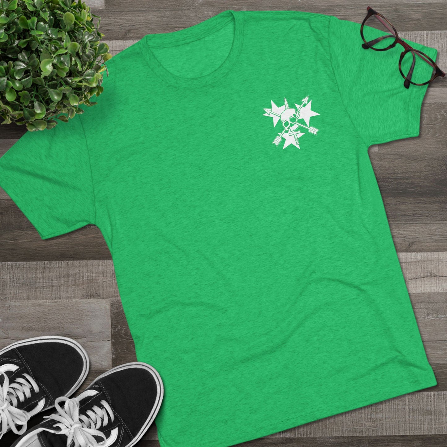 Detention Facility -Unisex Tri-Blend Crew Tee Troop 1