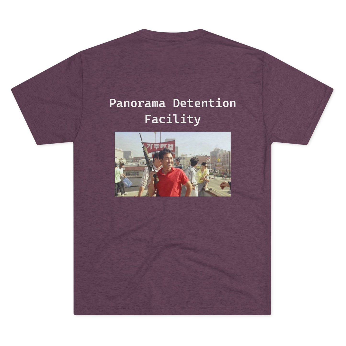 Detention Facility -Unisex Tri-Blend Crew Tee Troop 1