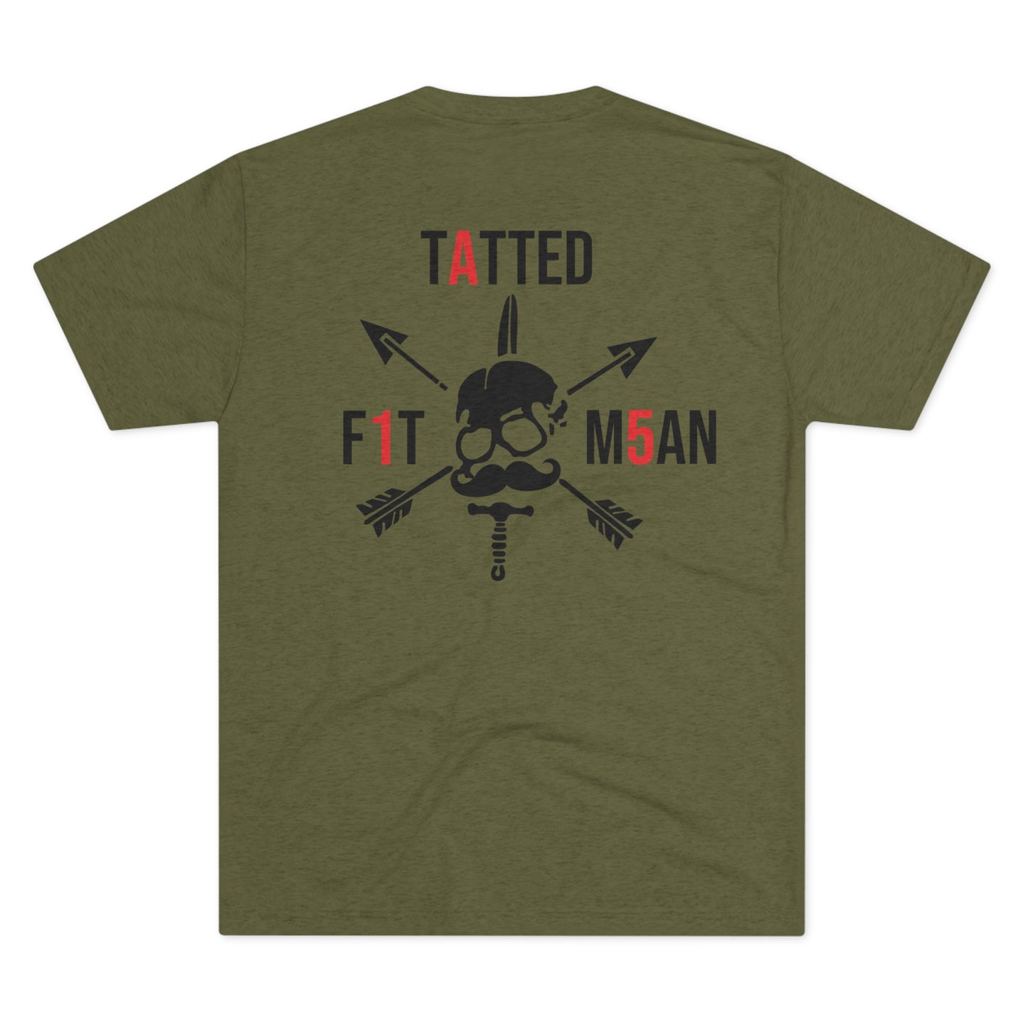 MFT Mustache-Unisex Tri-Blend Crew Tee