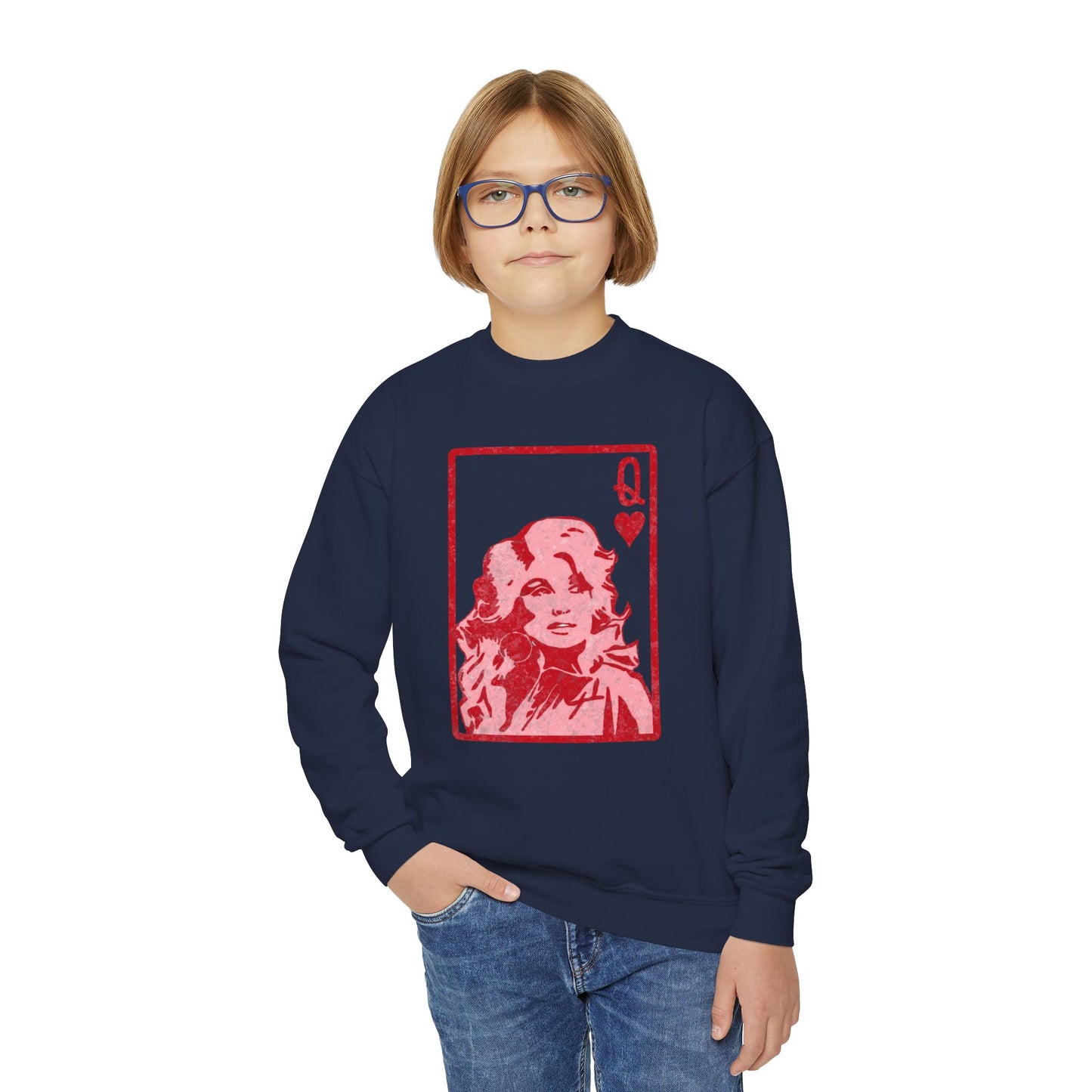 Youth Crewneck Sweatshirt- Dolly