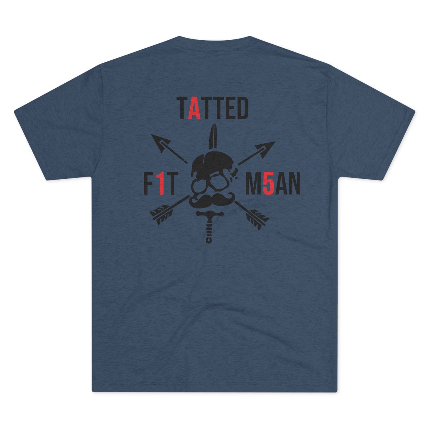 MFT Mustache-Unisex Tri-Blend Crew Tee