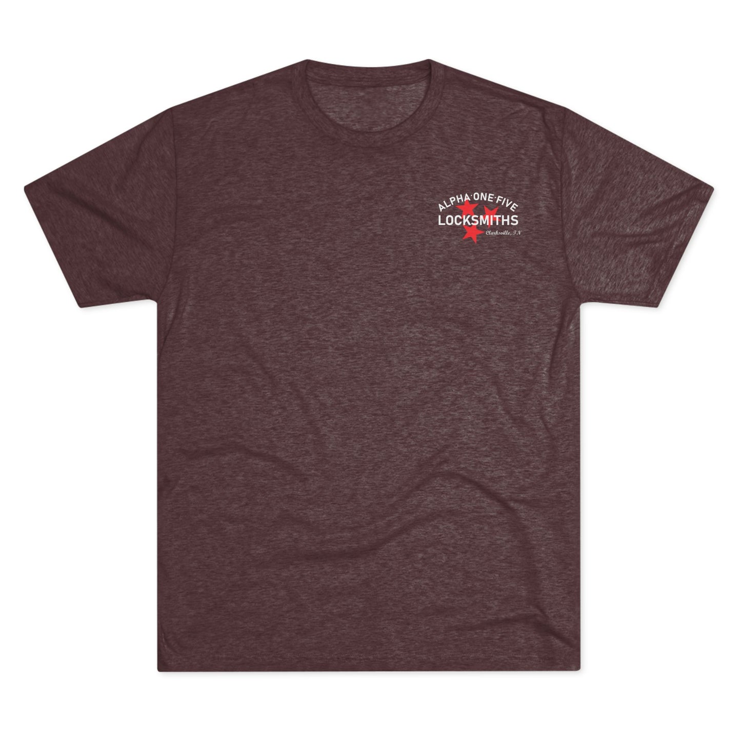 A15 Locksmith Unisex Tri-Blend Crew Tee- White