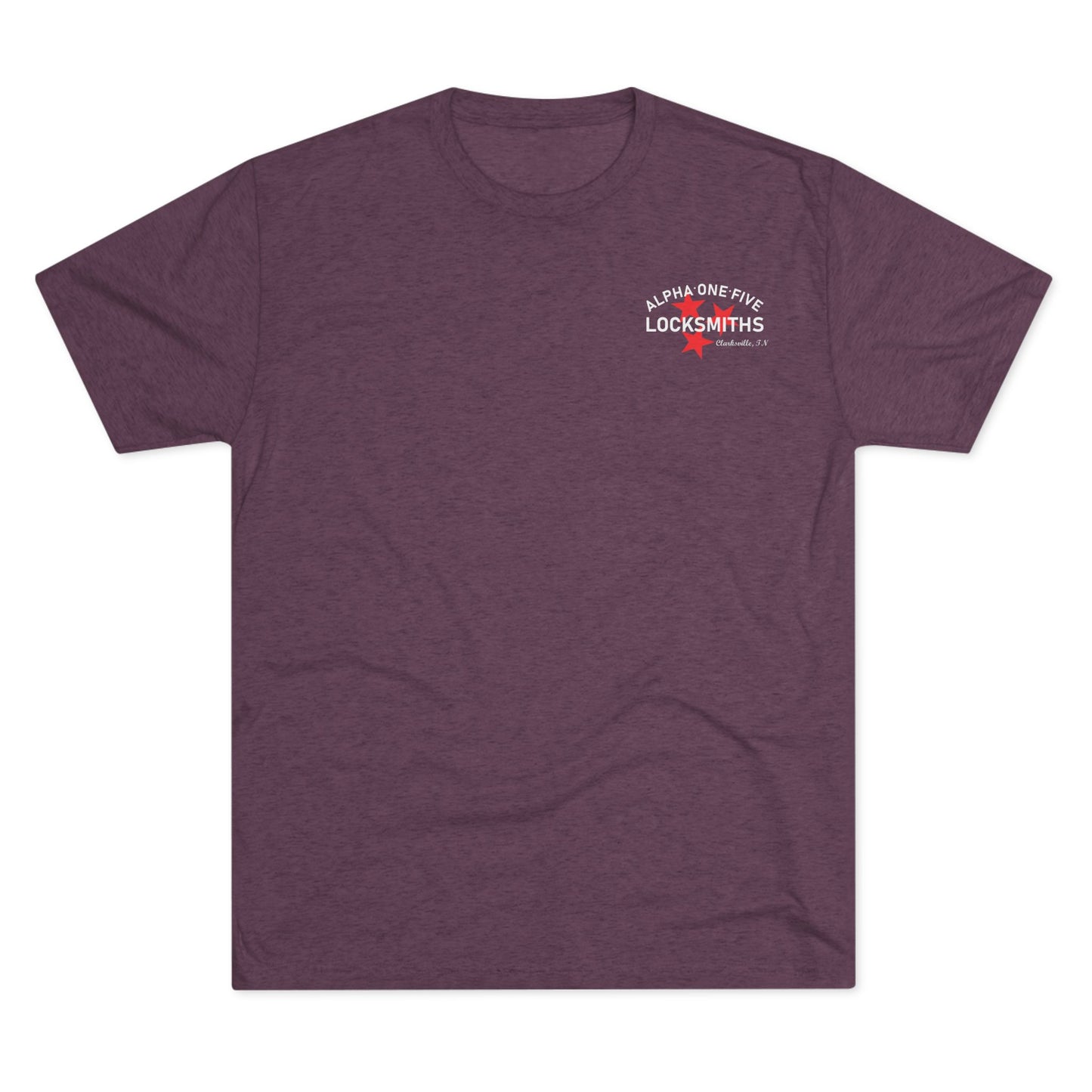 A15 Locksmith Unisex Tri-Blend Crew Tee- White