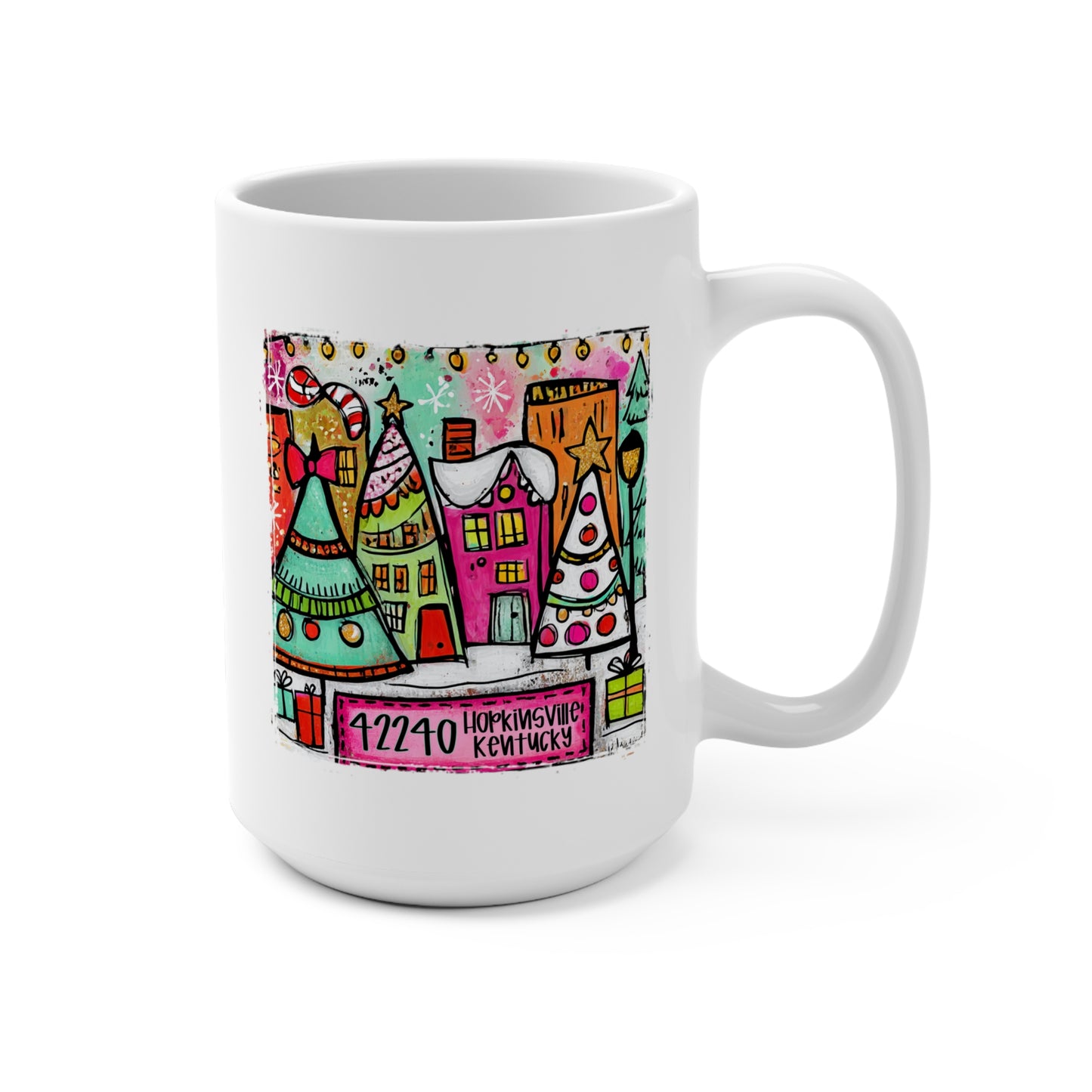 Mug 15oz Hopkinsville Christmas