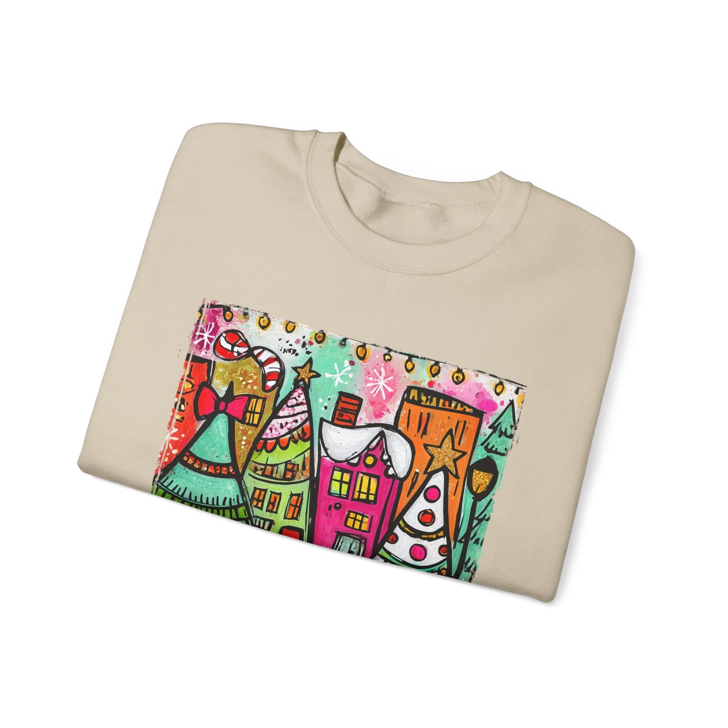 Small Town Christmas Crew Neck Gildan